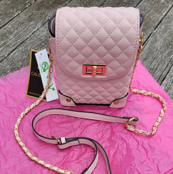 NWT Vegan Leather Crossbody Handbag - Picture 2 of 6